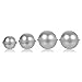California Home Goods DIY Metal Bath Bomb Mold Set with 4 Varying Sizes, Set of 4
