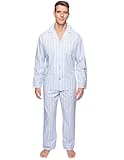 Noble Mount Mens Premium 100% Cotton Woven Pajama Sleepwear Set