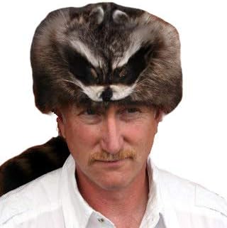 raccoon hat with face