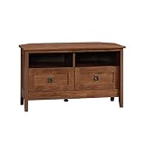Sauder August Hill Corner Entertainment Stand, For TV's up to 40", Oiled Oak finish