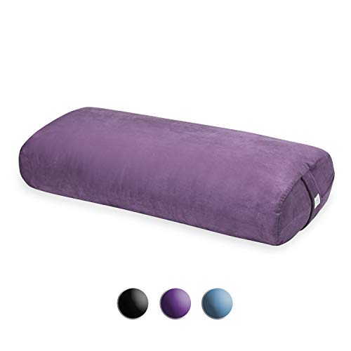 Gaiam-Yoga-Bolster-Rectangular-Meditation-Pillow