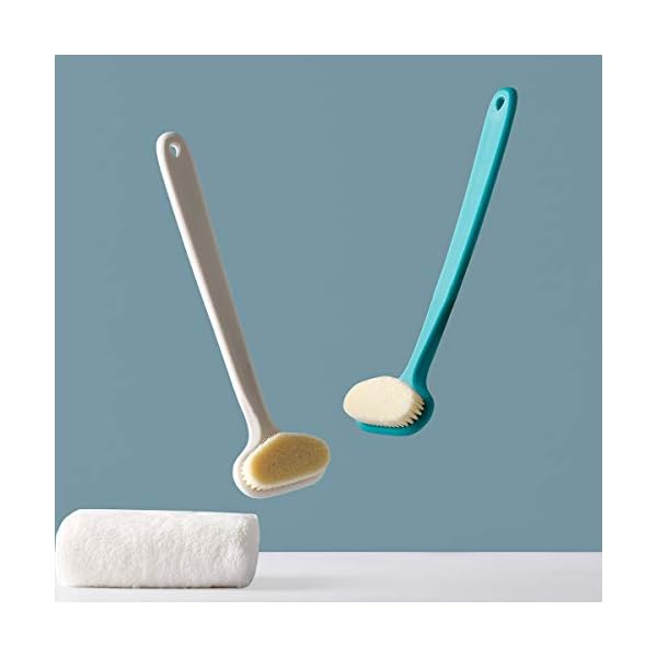 Surlees-Back-Scrubber-for-Shower-for-Men-Women-Elderly-Bath-Brush-Body-Brush-15-Orange Surlees Back Scrubber for Shower for Men Women Elderly, Bath Brush, Body Brush (15'', Orange)