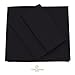 Cosy House Collection Premium Rayon Derived from Bamboo Bed Sheet Set - Cooling Blend - Deep Pocket, Ultra Soft & Breathable Bedding - 4 Piece Set (Queen, Black)