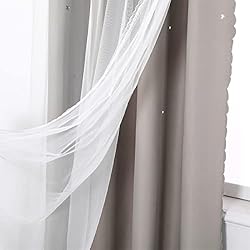 ZJXSNEH Tulle Curtains in The Living Room Curtains