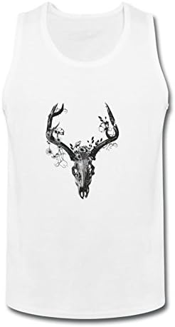 Men's luh Tank Tops O Neck White