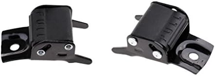 Prettyia 1 Pair Replacement Inline Roller Skates Strap Buckle Skating Shoes Clip Hook with Mounting Screws and Nuts Men Women Outdoor Sports Gear