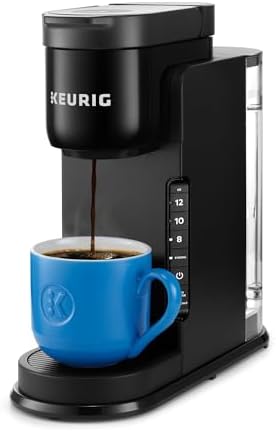 Keurig K-Express Single Serve K-Cup Pod Coffee Maker, 3 Brew Sizes, Strong Button Feature, 42oz Removable Reservoir, Black