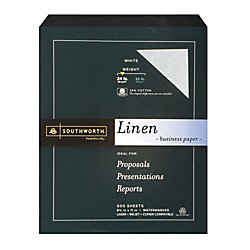 Southworth 25% Cotton Business Paper, 8.5
