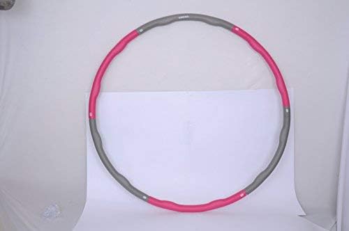 Universal Fitness Hula Ring 1.2kg for Exercise (Pink and Grey)