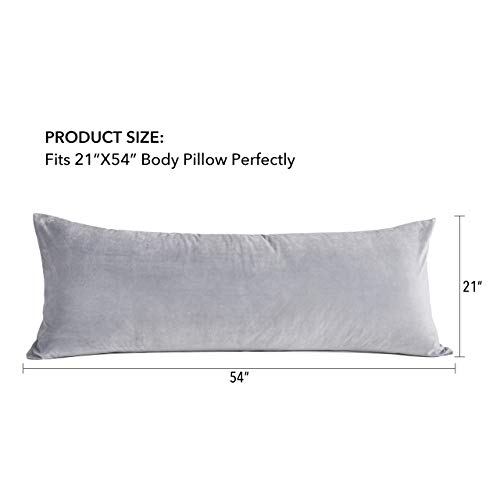MoMA Sherpa Body Pillow Cover with Zipper - Luxury Soft Removable Body Pillow Case - Long Fuzzy Body Pillow Cover - Long Pillow Case - Thumbnail 3
