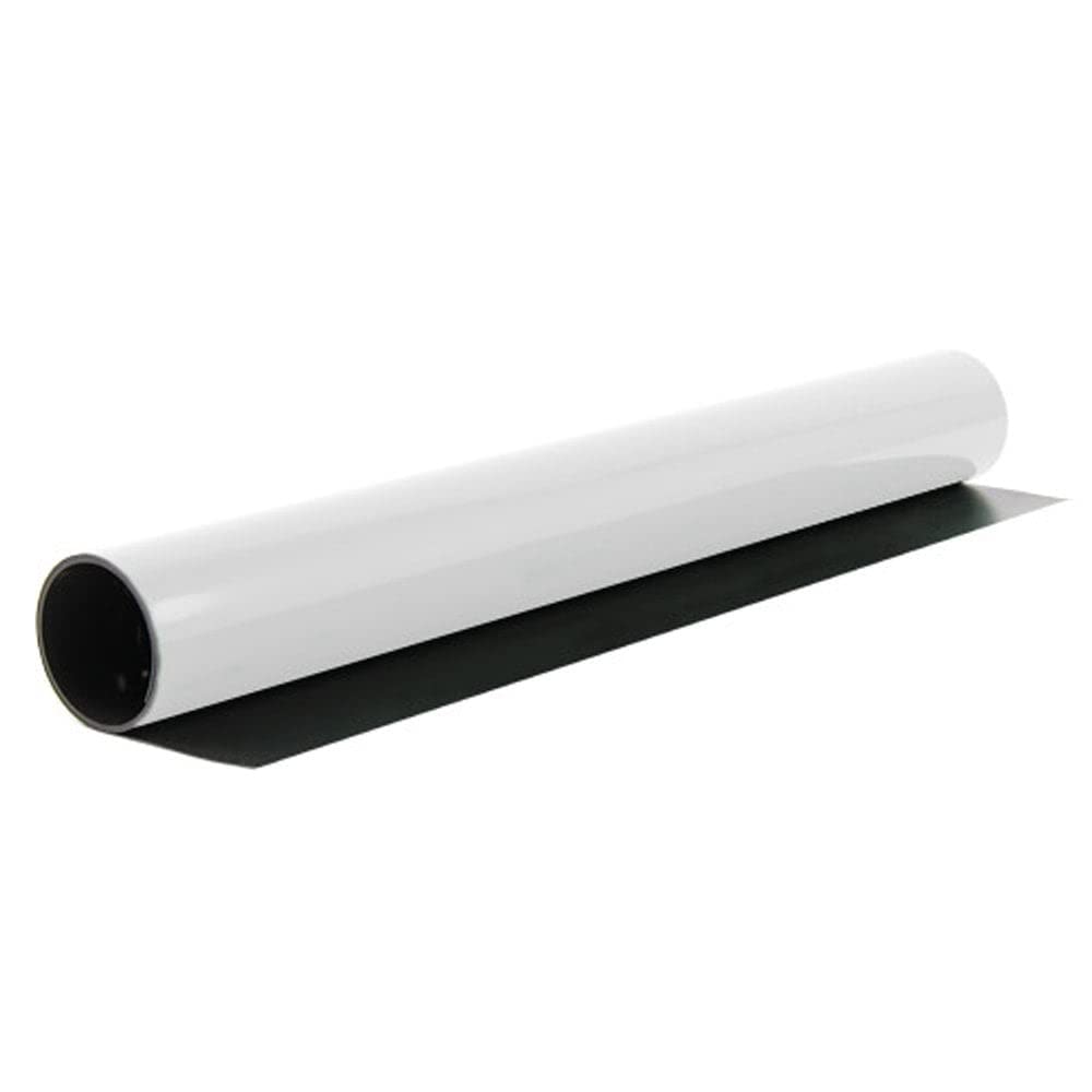 FerroFlex® 620mm Wide Standard Self Adhesive & Gloss White Flexible Ferrous Sheet for Walls, Office, Home and Creating Instant Surfaces Magnets Will Attract To - 1 Metre Length