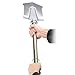 Powerextra Clearance Sale Military Portable Folding Shovel All- in -One Multifuncational Outdoors Shovel with Bag for Hiking Walking Camping Gardening (Champagne)