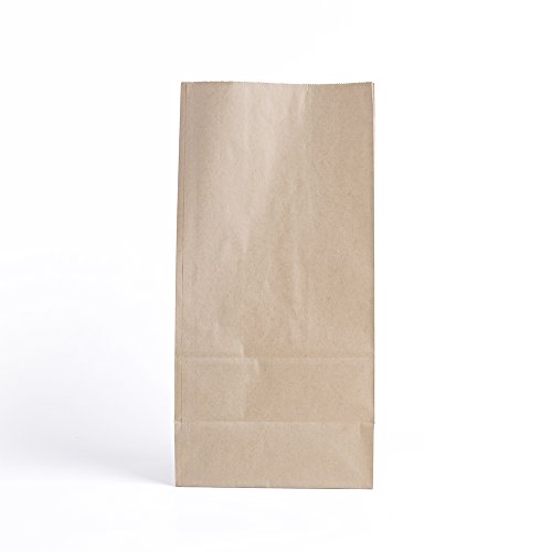 Halulu Paper Lunch Bags (5x3x9.4", brown) - Thumbnail 2