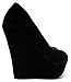 ZooShoo Gorgeous Platform Comfort Shoes - Closed Toe Wedge Pump - Comfortable Platform High Heel Wedges