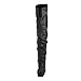 West Blvd London-Thigh-High Thigh High Boots, Black1 Pu, 8.5