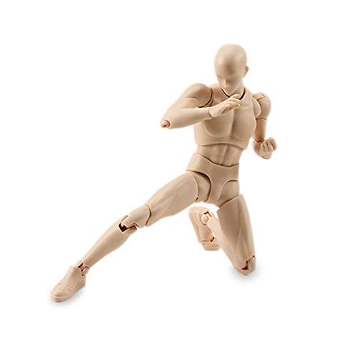Action Figure Model, Tulas Male/Female Body Chan Kun PVC Doll with Accessories Kit for Drawing, Sketching, Painting, Artist,Youth Jersey Cartoon, SHF