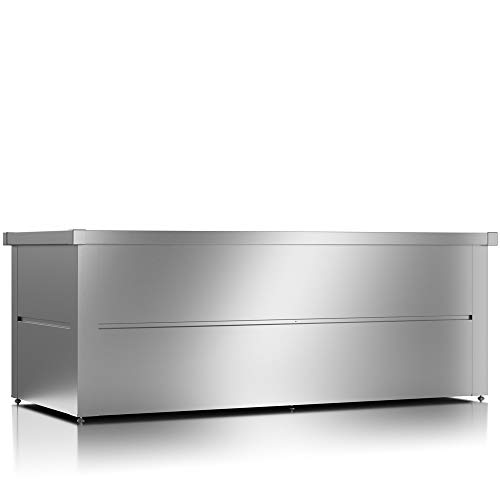 ILESTO Benjamin Auflagenbox/Garten Kissenbox Wetterfest Gartenkiste 783 Liter, Metall Auflagenbox verstärktem Deckel… – Bild 3