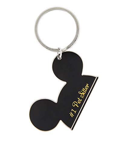 Walt Disney World Mickey Mouse Ears #1 Pet Sitter Metal Keychain