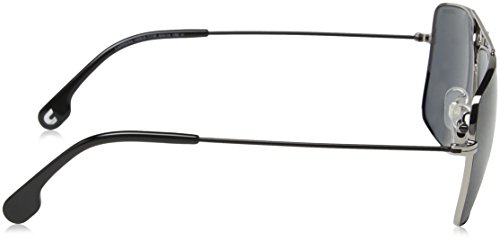 Carrera Mens 1006/S Sunglasses, Ruthenium Matte Black/Gray Blue, OS