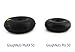 Goughnuts Original Medium Dog Chew Toy Ring for Aggressive Chewers from 30-70 Pounds in Pro 50 Black. Durable Rubber Dog Chew Toy for Medium Breeds and Power Chewers