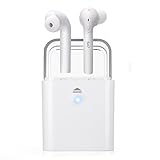 Wireless Earbuds,Fantime Bluetooth Wireless 5.0 Sports Headphones with Portable Charging Box Noise Cancelling Headset, IPX5 Waterproof, HD Stereo Sound in Ear Earphone, Built-in Anti-Noise Microphone