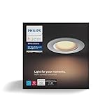 Philips Hue White Ambiance Dimmable LED Smart Retrofit Recessed Downlight (Renewed)