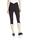 Ingrid & Isabel Active Knee Pant | Maternity Leggings | for Your Pregnancy Jet Black