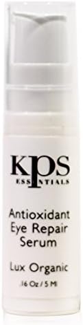 KPS Essentials Antioxidant Eye Serum with Retinol, Hyaluronic Acid, Vitamin A & C - .16oz | Repair Sun Damage, Fade Age Spots & Dark Circles, Reduce Puffy Eyes & Wrinkles | Improve Skin Texture