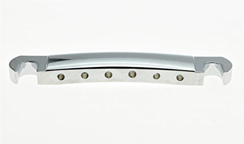 LP Style Guitar Tune-o-Matic Tailpiece Stop Bar for Les Paul SG Chrome
