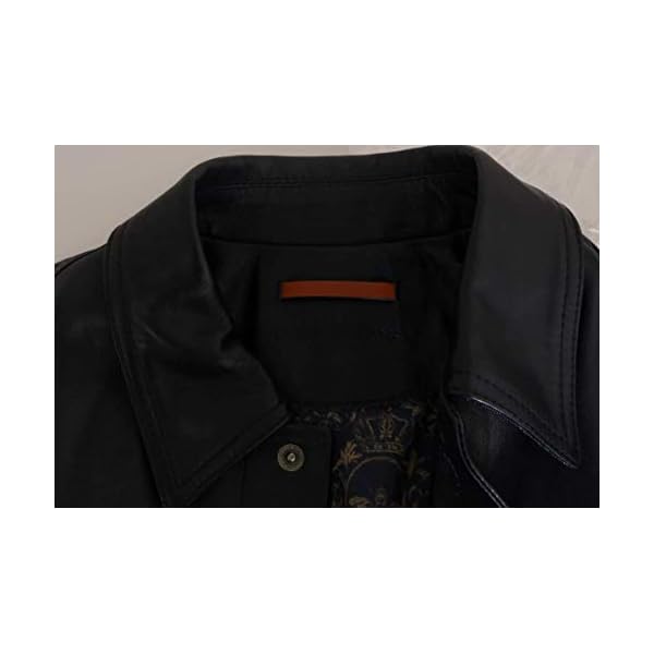 Dolce & Gabbana Black Lambskin Leather Jacket - Image 8