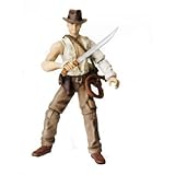 BestMaxs Movie Hasbro Series 4 Action Figure Indiana Jones with Whip and Machette (Temple of Doom)