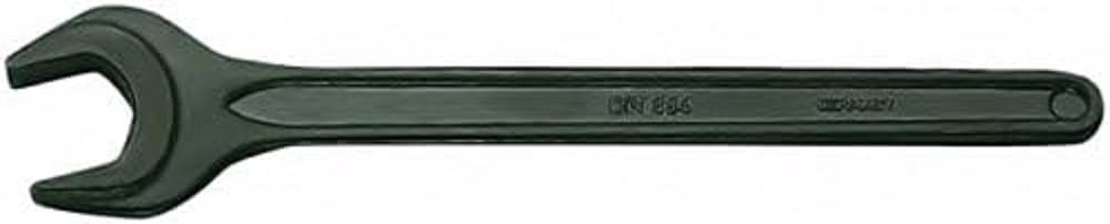 Bahco 894M-12 Single Open End Wrench, Grey, 12 mm