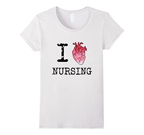 Amazon Rn Nursing Shirts Women's I Heart Love Nursing RN Nurse T