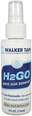 Walker Tape H2GO Solvent for Water-based Glue, 118 ml, 4 oz for Extensions and Secondary Hair