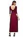 ROMWE Women's Half Sleeve Solid Long Maxi Dress