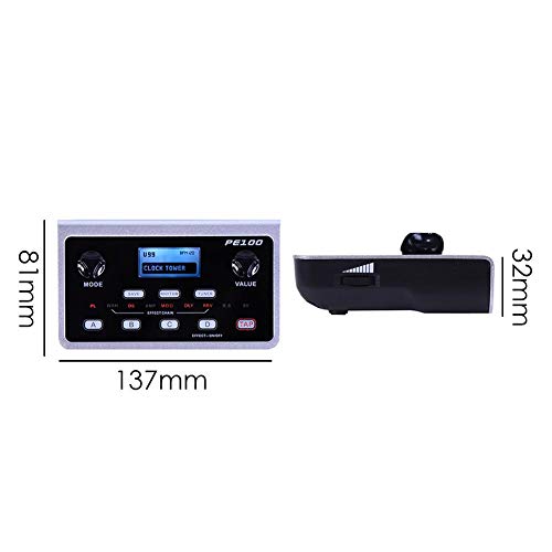 Idyllic Electric Guitar Integrated Effects,Digital Synthetic Effectors with 39 Tone Types,Fast Comparison