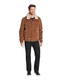 Levi's Camionero de piel sintética de vaca para hombre