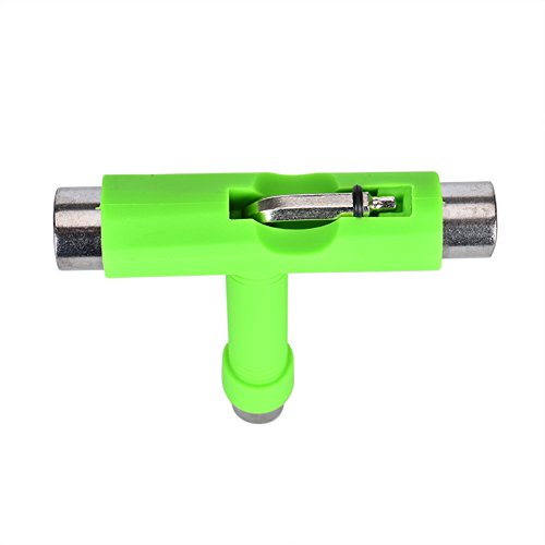 Alouette Skate Tool Set of 2,All-In-One Multifunctional portable T-tool&Y-tool for skateboard (green)
