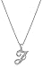 Amazon Collection Sterling Silver Diamond Pendant Necklace (0.02 cttw, I-J Color, I2-I3 Clarity), 18