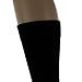 Dr. Motion 2 Pairs Compression Knee-Hi Men's Socks Black Size 10-13