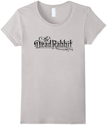 Womens "The Dead Rabbit" Fan Souvenir T-Shirt Bar Tee Large Silver