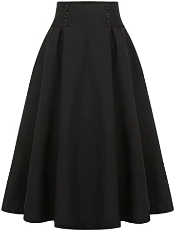 IDEALSANXUN Women's Plaid Pencil Skirt - High Waisted Bodycon Knee Length Midi With Back Slit, Coffee, Plus Sizes - View #6