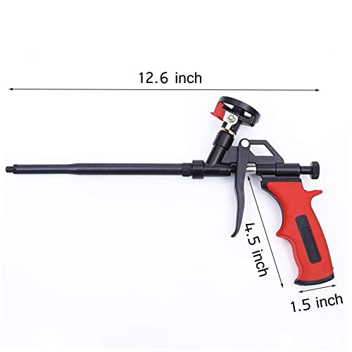 DAFEIKE Spray Foam Gun Expanding Foam Gun Less Cleaner, Updated Teflon