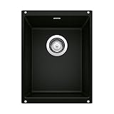 BLANCO Precis Bar/Prep Sink, Coal Black 14 Inch