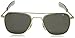 AO Eyewear Original Pilot Sunglasses 52mm Frames with Bayonet Temples and True Color Grey Glass Lenses (OP52S.BA.TC)