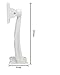Camera Mounting Bracket, Auto Rover Universal Waterproof Alloy Rotary Bracket Wall Ceiling Mount Housing CCTV Security Surveillance Indoor Outdoor Camera Mounting Bracket, Pack of 2(White)