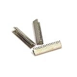 25mm or 1 inch No Loop Ribbon Clamp Crimps -- Silver