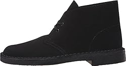 Clarks Originals Men's Desert Boot, Black Suede, 8 M