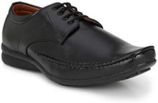 Levanse Formal Synthetic Leather Black Shoes