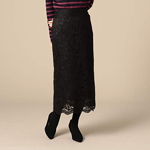 Amazon ドゥ アルシーヴ Doux Archives レーススカート Black S スカート 通販